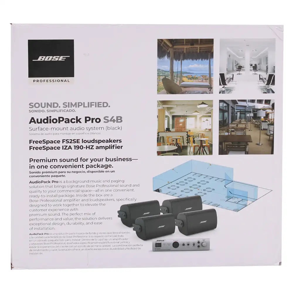 Bose 0017817853248 Audiopack Pro Bose S4b 120v Na