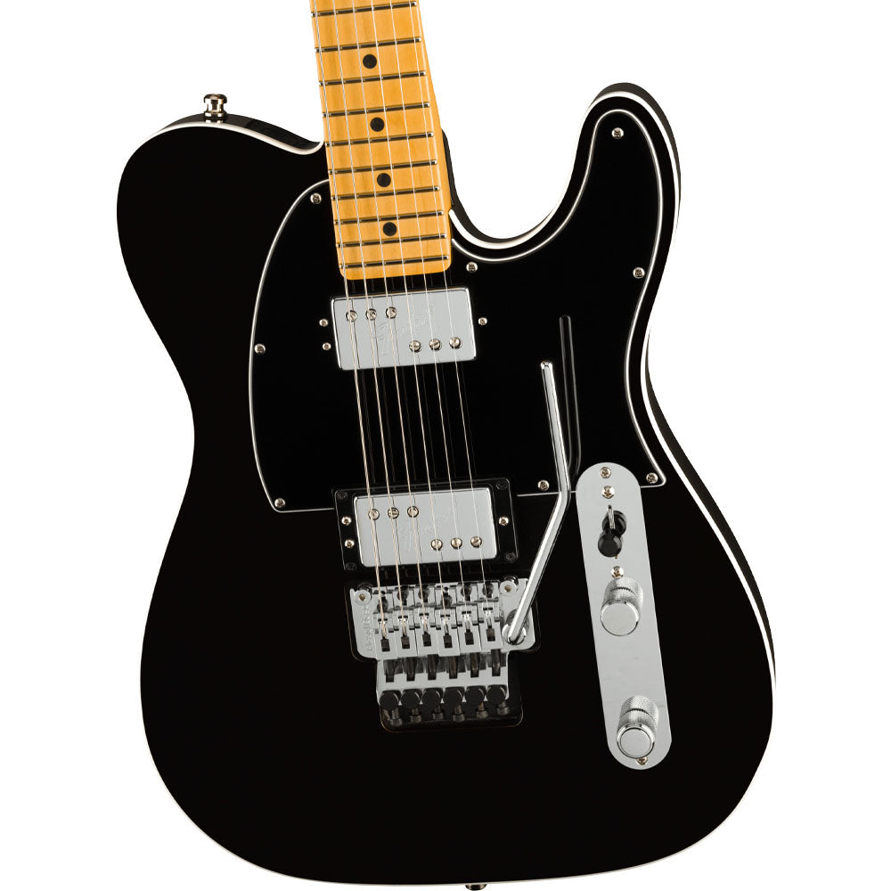 Fender Telecaster American Ultra Luxe Floyd Rose Mystic Black Guitarra Eléctrica 0118092710