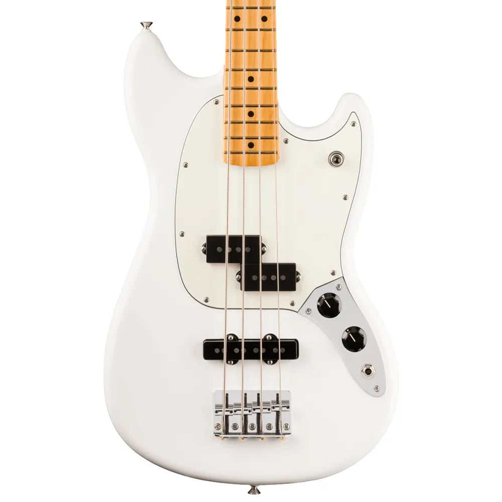 Fender 0140492515 Bajo Eléctrico Player II Mustang Bass PJ Polar White