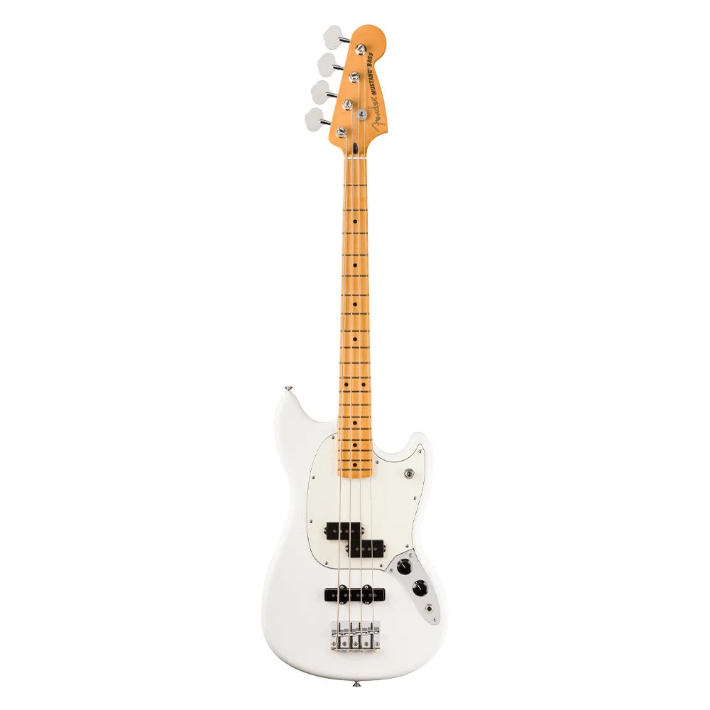 Fender 0140492515 Bajo Eléctrico Player II Mustang Bass PJ Polar White