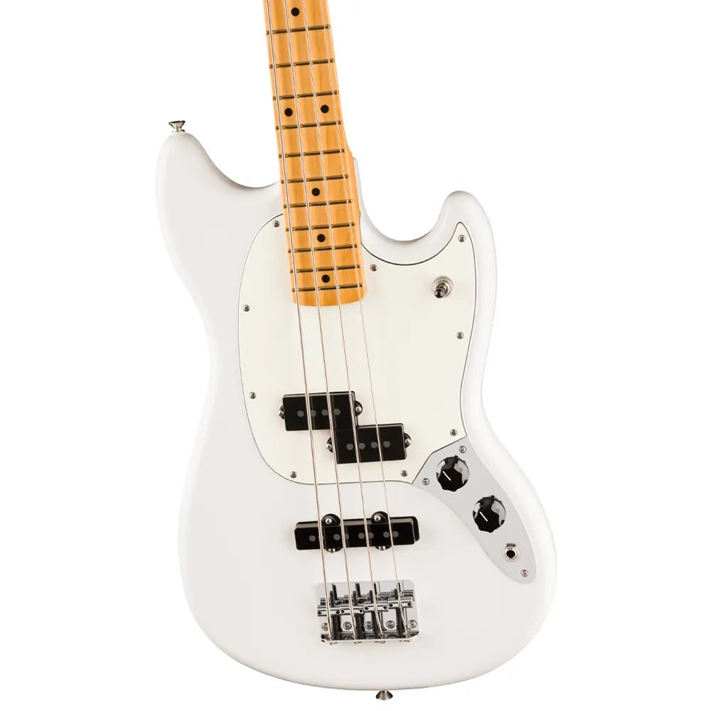 Fender 0140492515 Bajo Eléctrico Player II Mustang Bass PJ Polar White