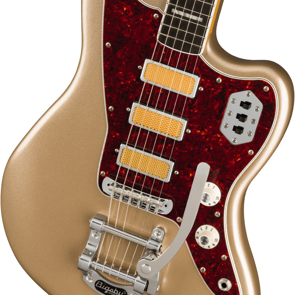 Guitarra Eléctrica Fender 0140701344 Gold Foil Jazzmaster Shoreline Gold