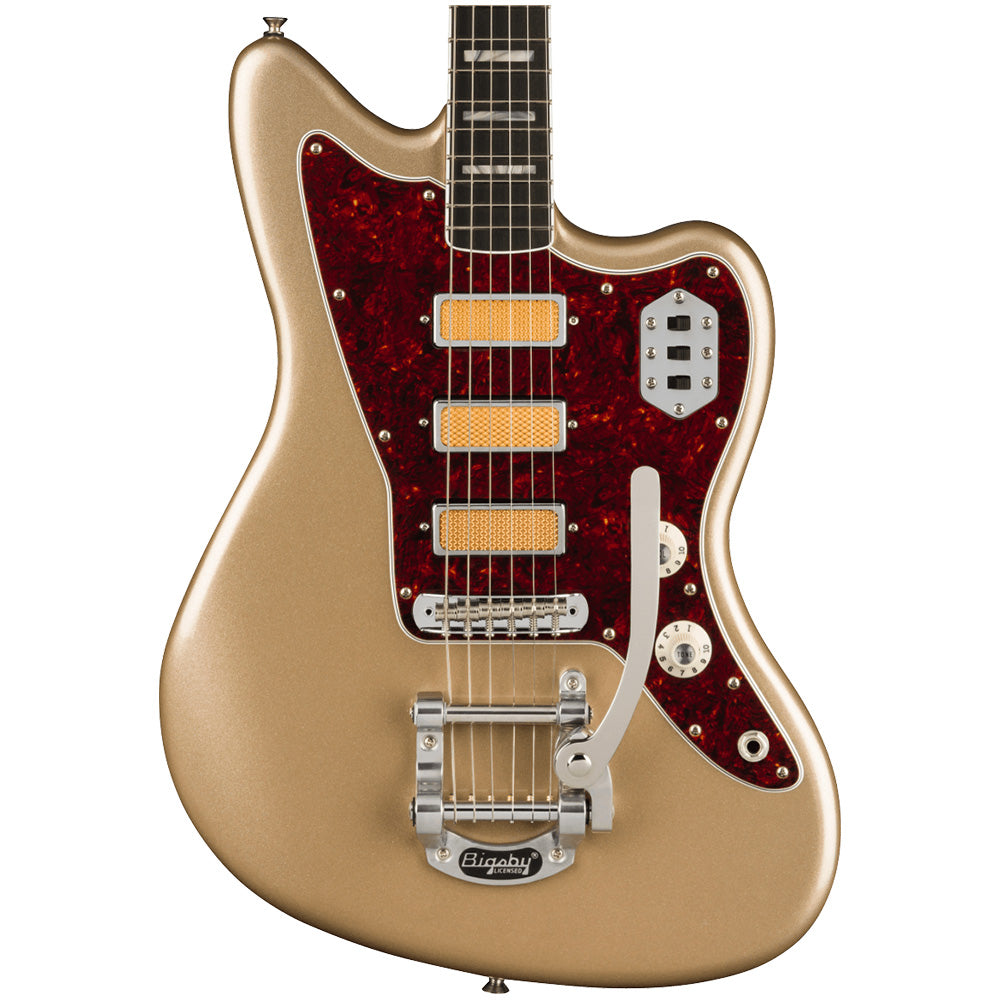Guitarra Eléctrica Fender 0140701344 Gold Foil Jazzmaster Shoreline Gold