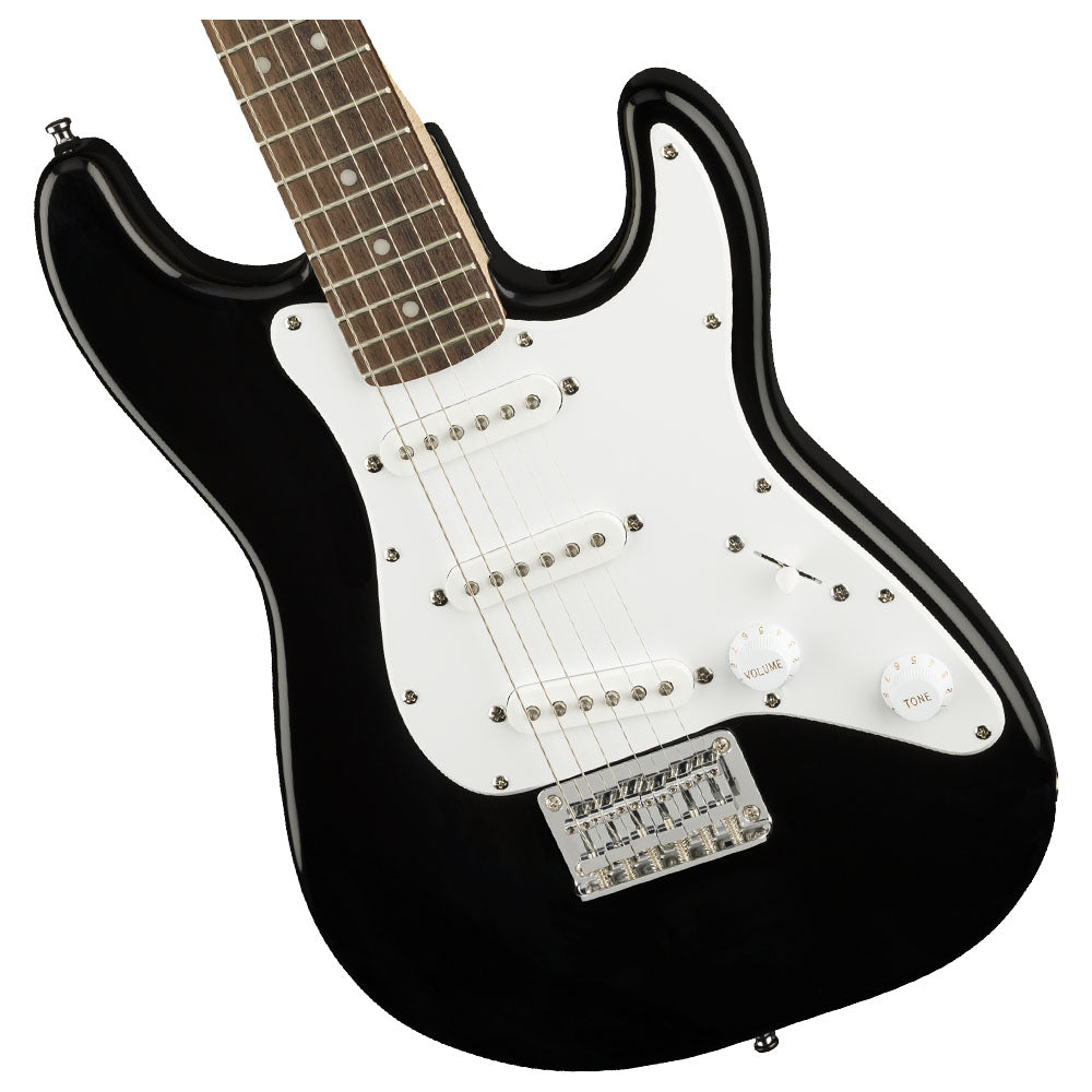Guitarra Eléctrica Mini Stratocaster Laurel Fingerboard Black SQUIER 0370121506
