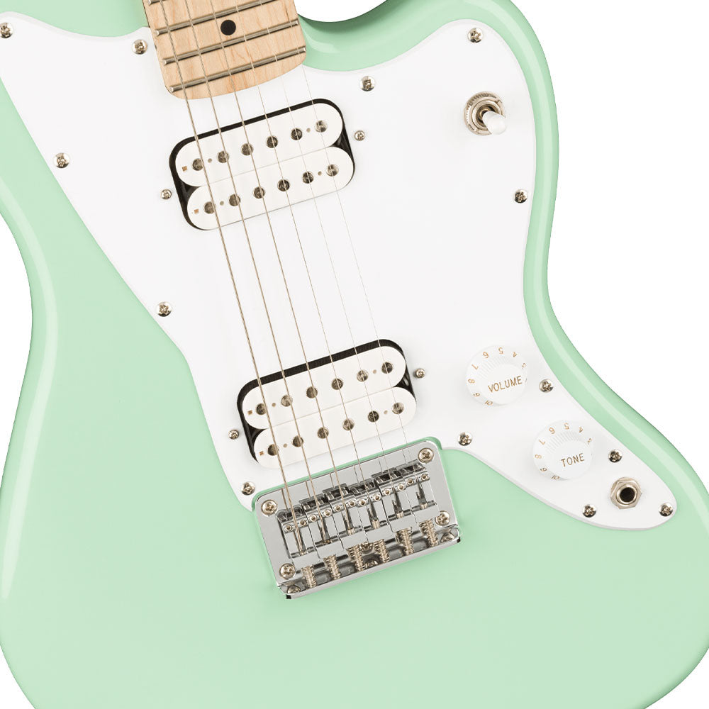 Guitarra eléctrica Squier Mini Jazzmaster HH Maple Fingerboard Surf Green 0370125557