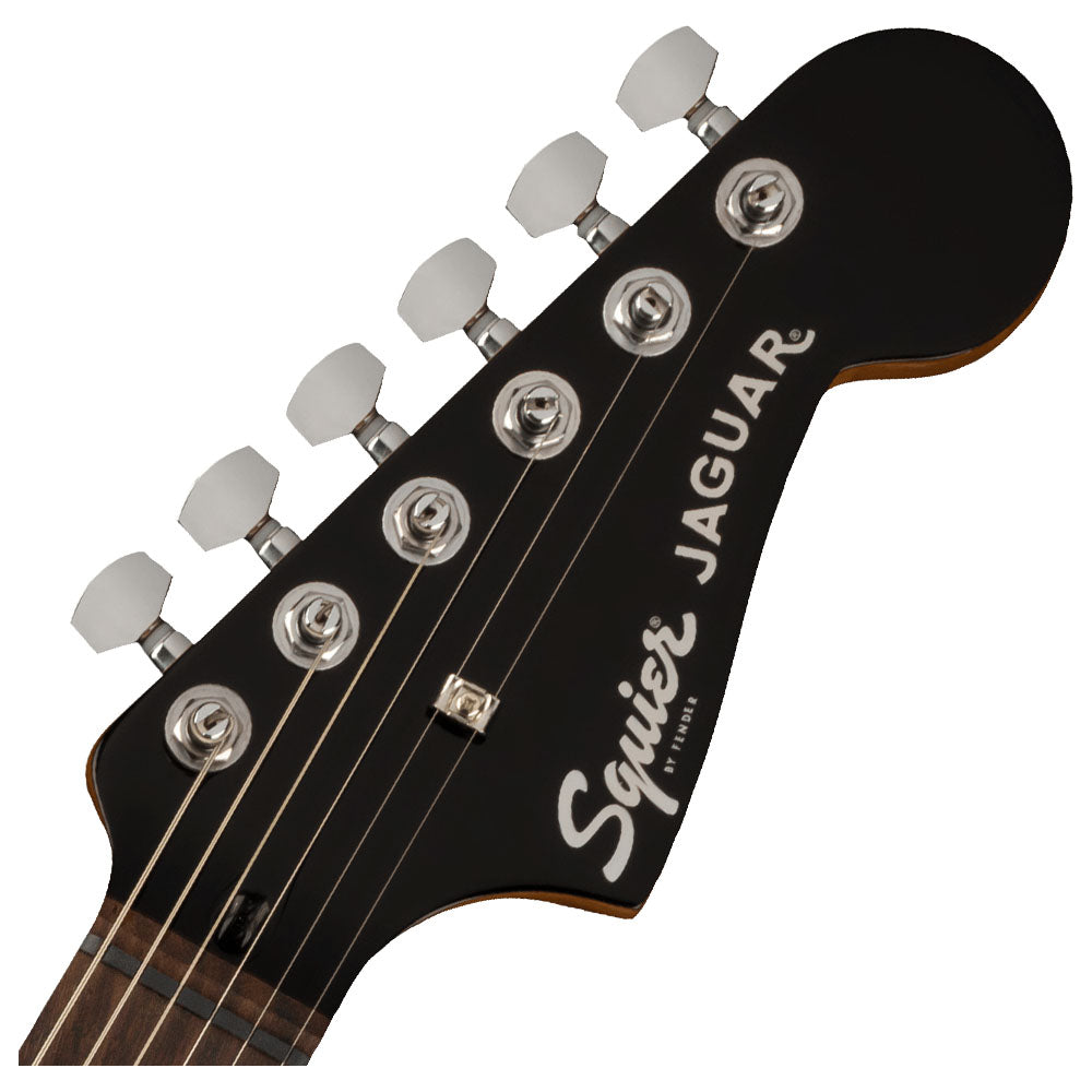 Guitarra Eléctrica Fender SQUIER 0370350544 Contemporary Jaguar HH ST Black Pickguard Shoreline Gold