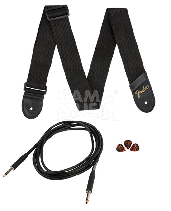 Paquete de Guitarra Eléctrica Squier Stratocaster Brown Sunburst (Amplificador Funda Tahalí Cable Púas) 0371823032