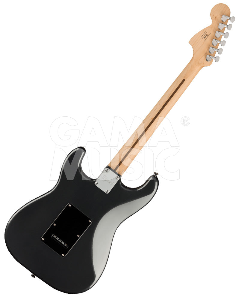 Paquete de Guitarra Eléctrica Squier 0372821069 Affinity Series Stratocaster HSS Pack Charcoal Frost Metallic