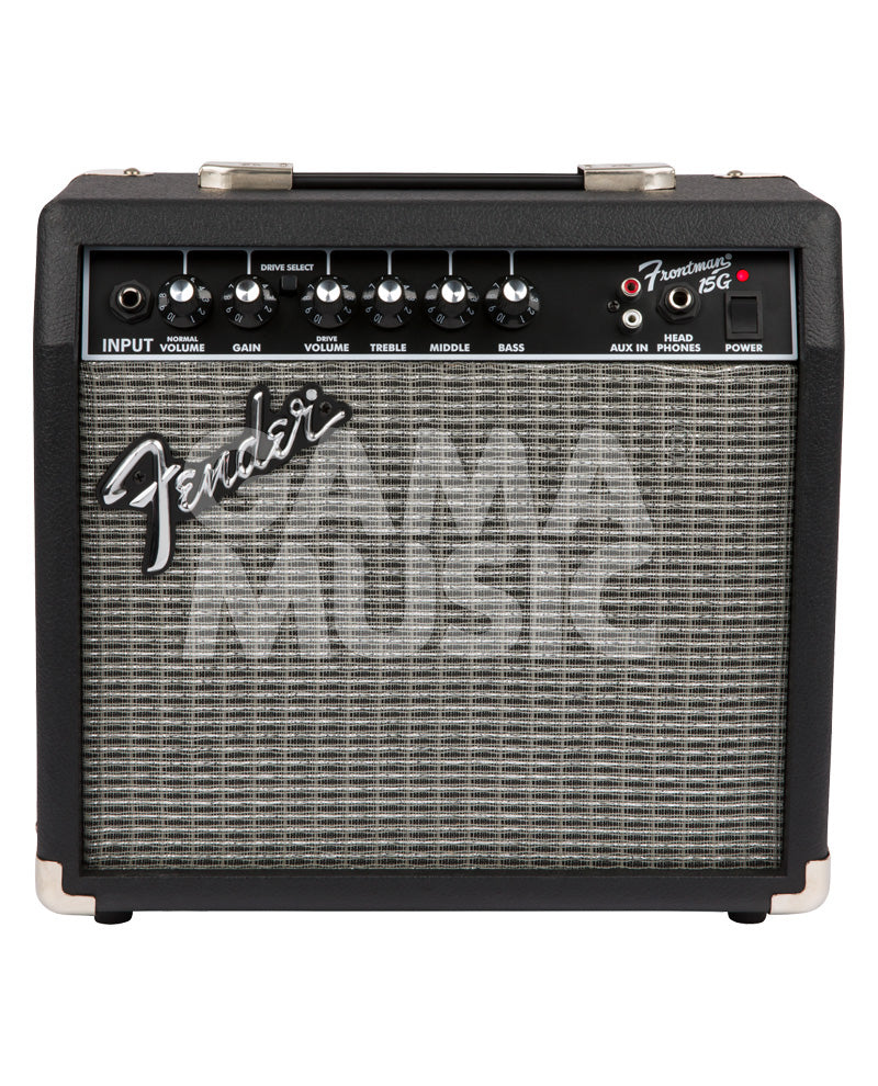 Paquete de Guitarra Eléctrica Squier 0372821069 Affinity Series Stratocaster HSS Pack Charcoal Frost Metallic
