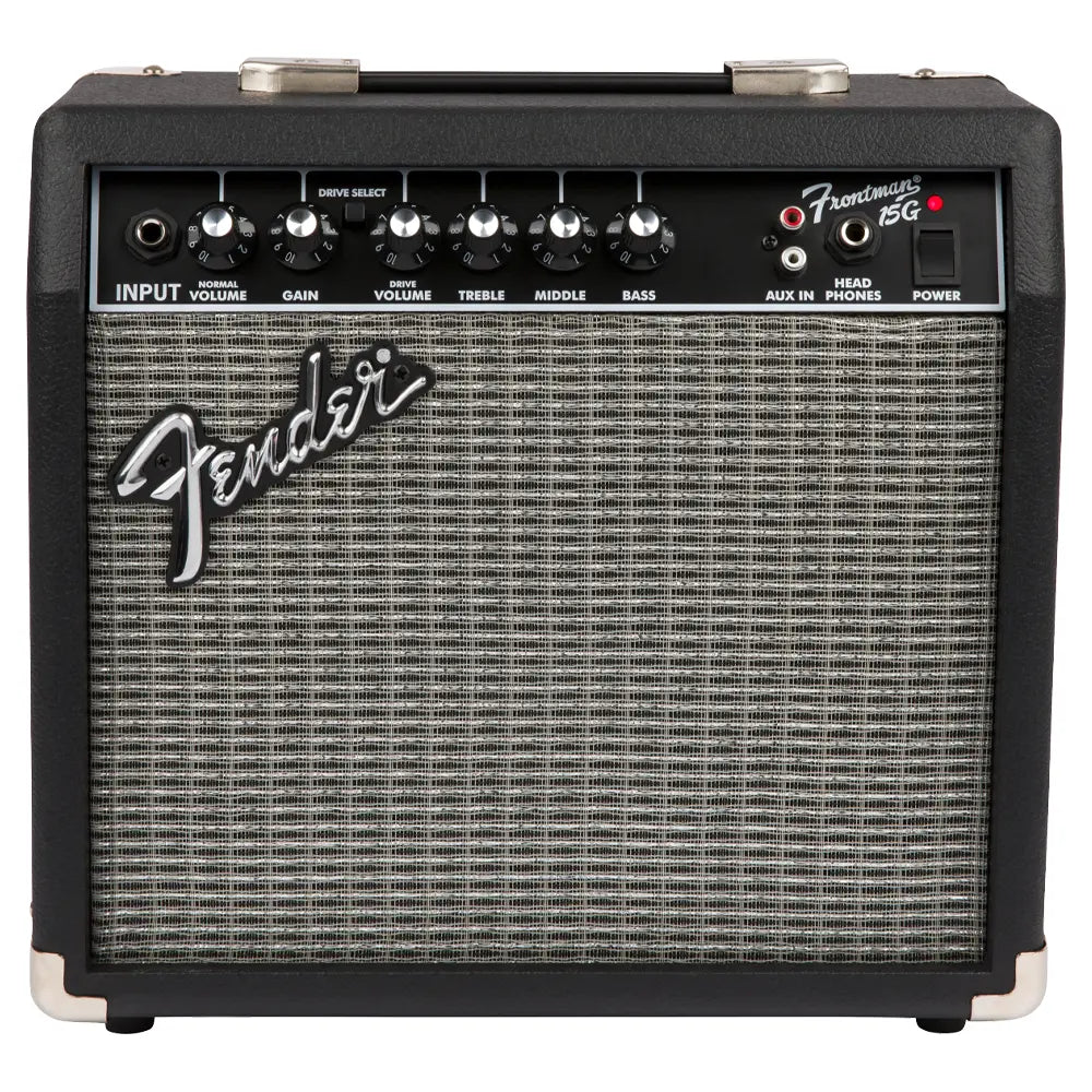 Paquete de Guitarra Eléctrica Squier 0372821069 Affinity Series Stratocaster HSS Pack Charcoal Frost Metallic