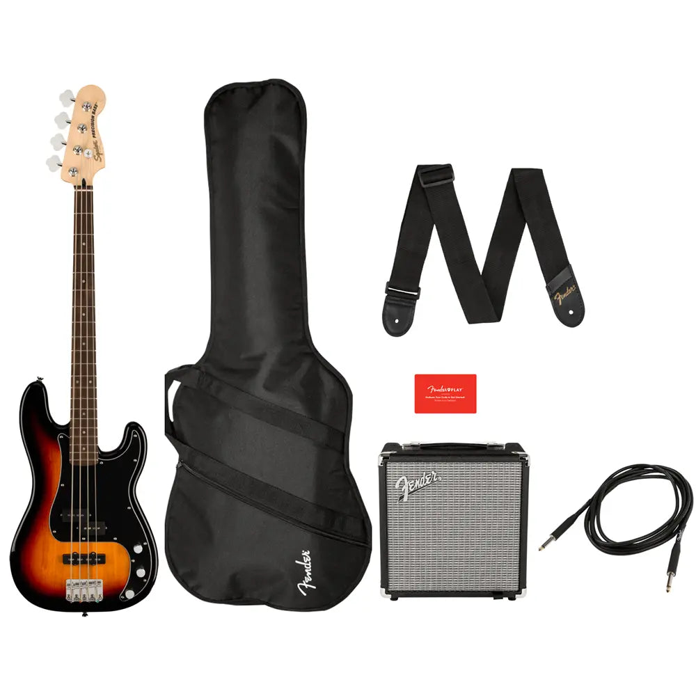 Paquete Bajo Eléctrico Fender SQUIER 0372980000 Affinity Series Precision Bass PJ Pack
