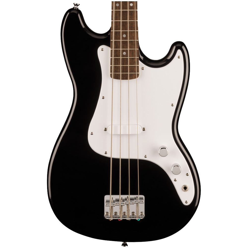Fender Squier Sonic Bronco Bass White Pickguard Black Bajo Eléctrico 0373800506