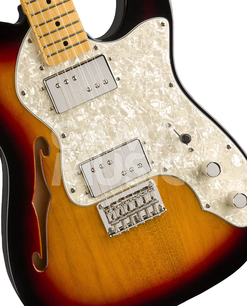 Guitarra Eléctrica Fender SQUIER 0374070500 Classic Vibe 70s Telecaster Thinline 3 Color Sunburst
