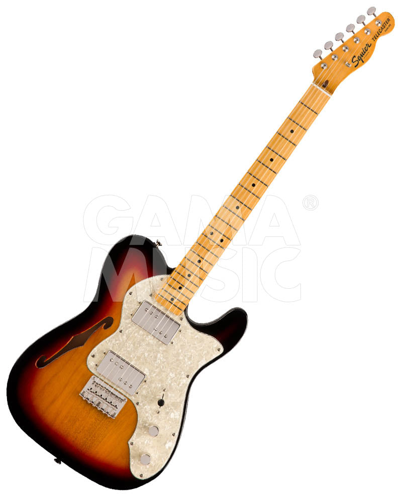 Guitarra Eléctrica Fender SQUIER 0374070500 Classic Vibe 70s Telecaster Thinline 3 Color Sunburst