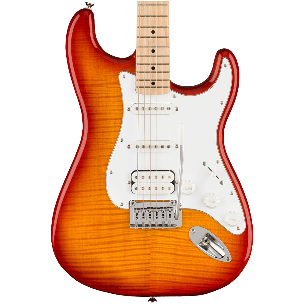 Guitarra Eléctrica Fender SQUIER 0378152547 Affinity Series Stratocaster FMT HSS Sienna Sunburst