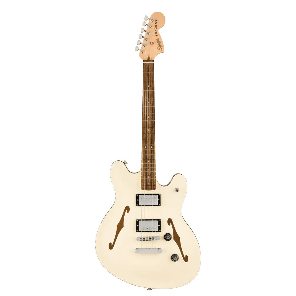 Squier 0378450505 Guitarra Eléctrica Affinity Starcaster Deluxe Olympic White