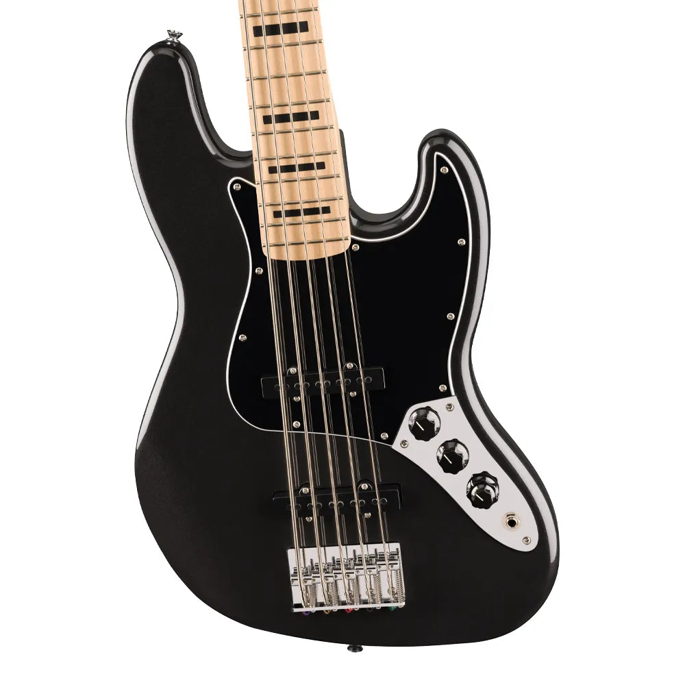 Fender 0378753565 Bajo Eléctrico Affinity Series Active Jazz Bass V Maple Fingerboard Black Metallic