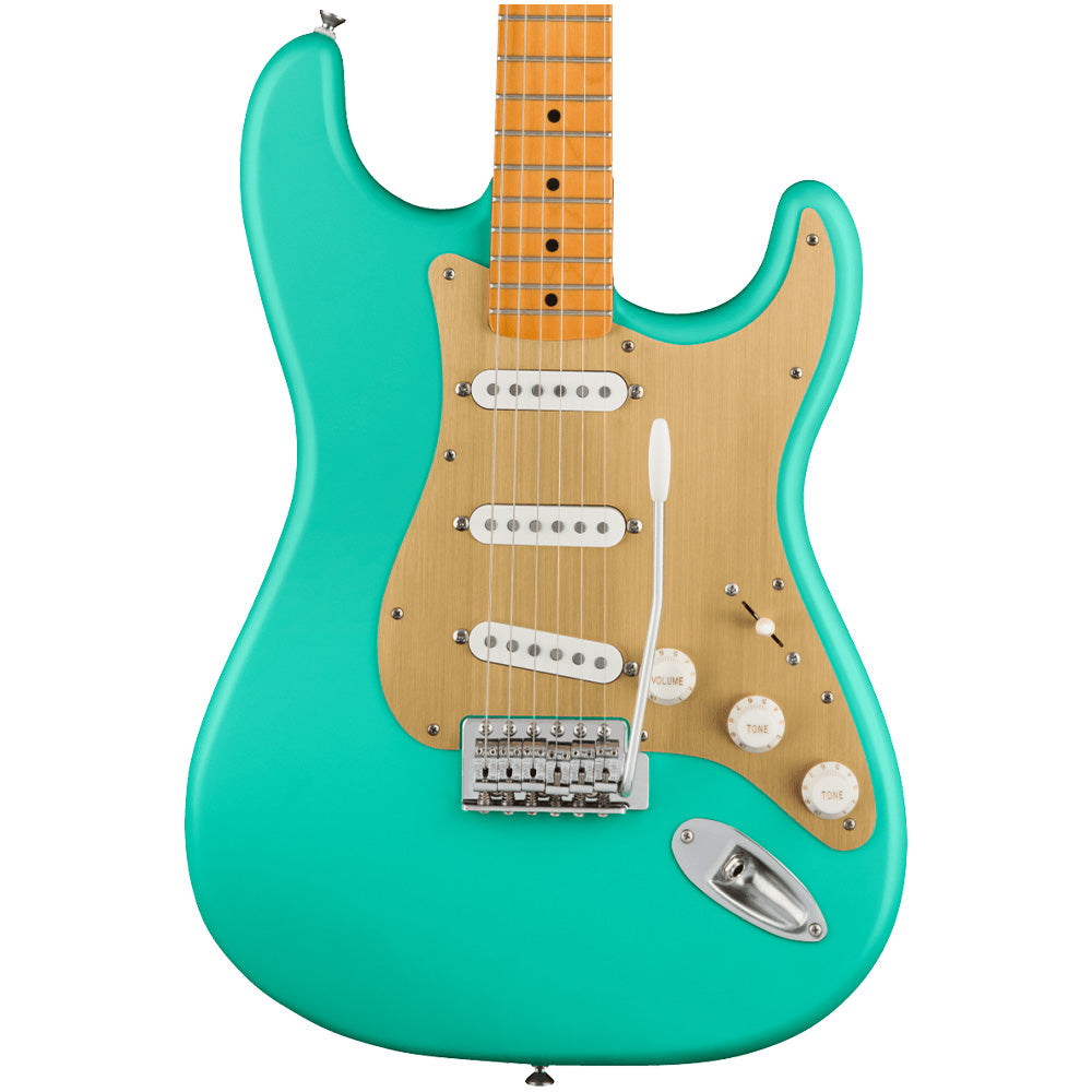 Fender Squier 40th Anniversary Stratocaster Vintage Edition Satin Sea Foam Green Guitarra Eléctrica 0379510549