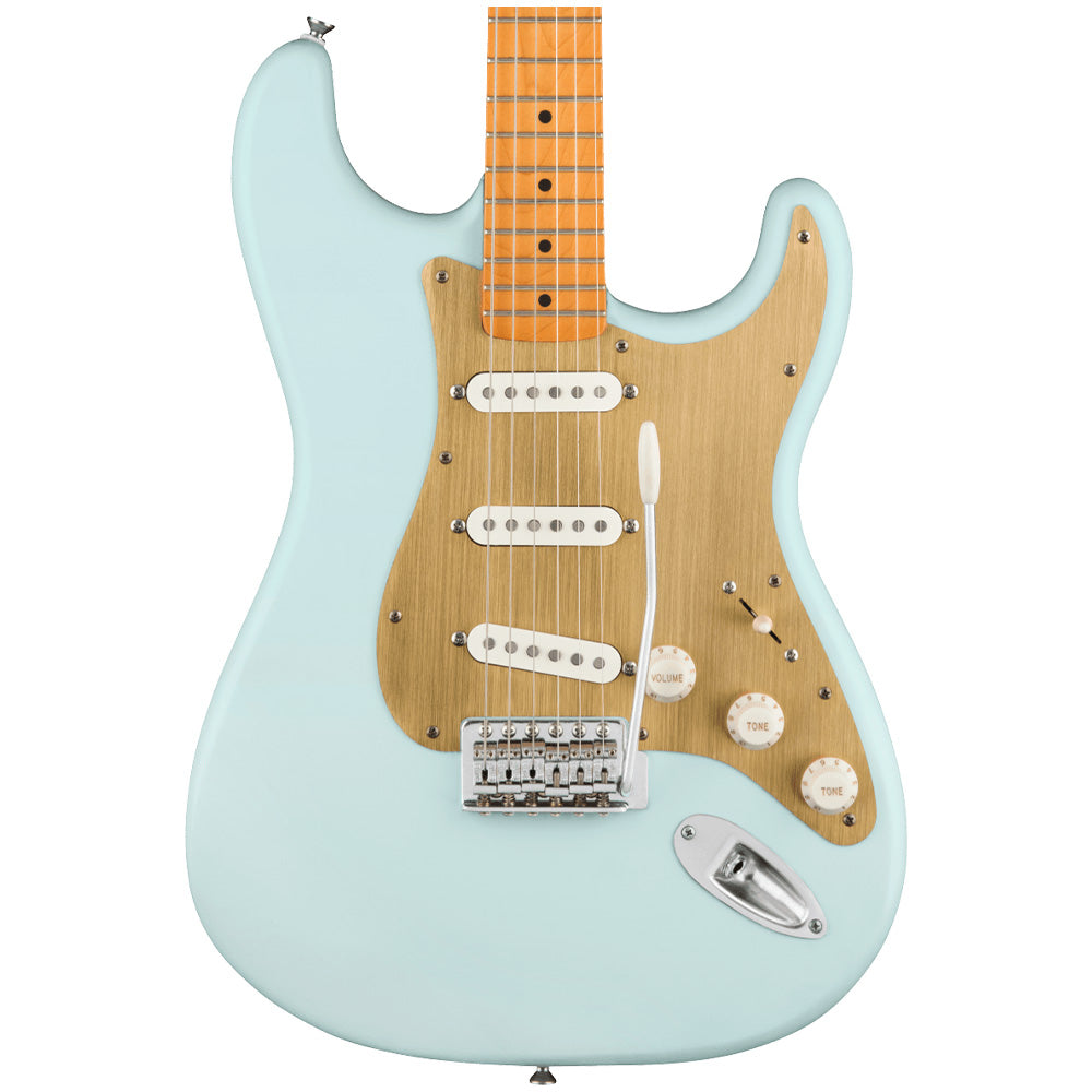 Fender 40th Anniversary Stratocaster Vintage Edition Satin Sonic Blue Guitarra Eléctrica Squier 0379510572