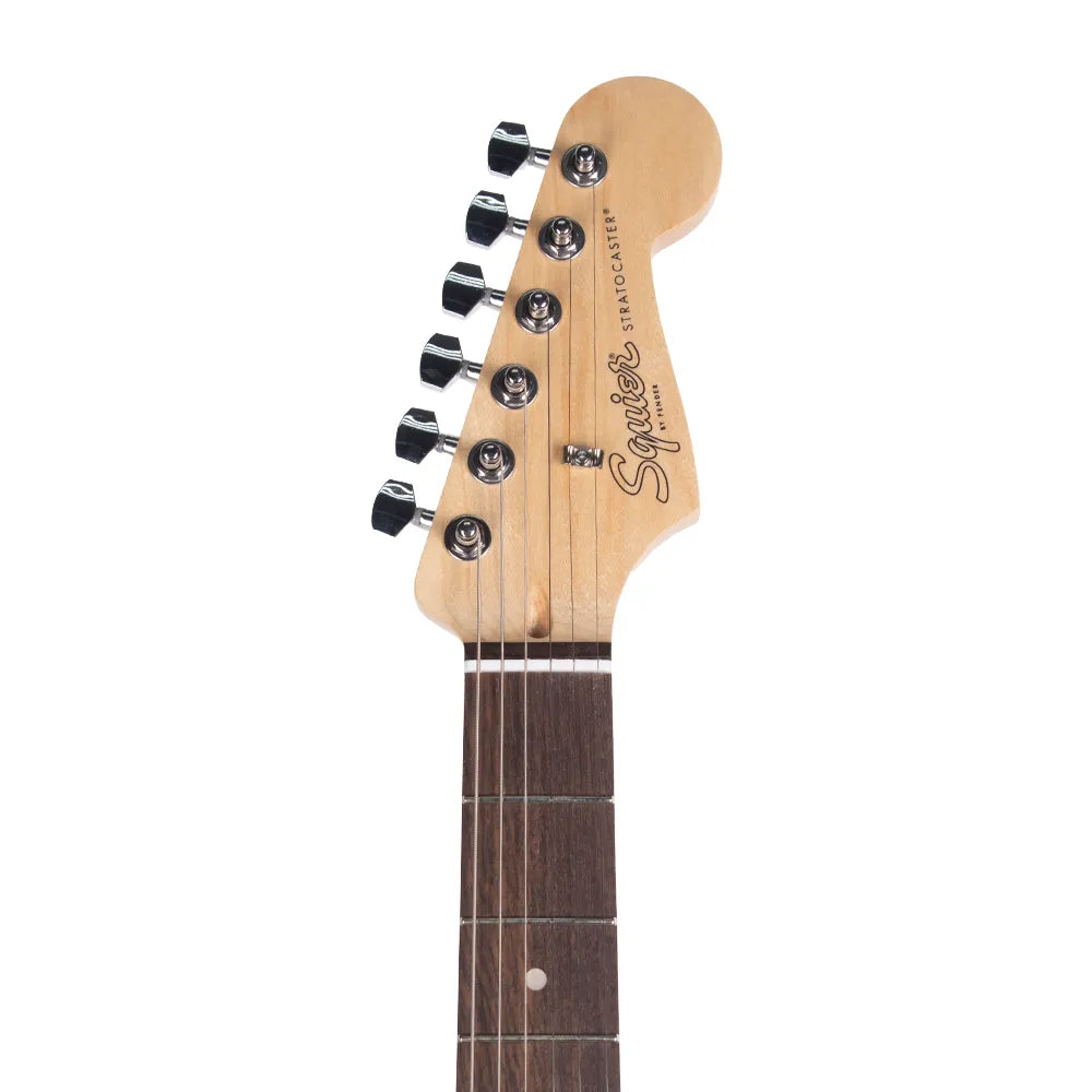 Paquete Guitarra Eléctrica Fender 0379800006 Debut Stratocaster Pk Blk 120v (Frontman 10, Funda, Tahalí, Cable, Atril, Encordadura, Puas)