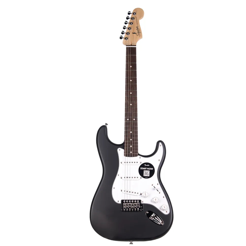 Paquete Guitarra Eléctrica Fender 0379800006 Debut Stratocaster Pk Blk 120v (Frontman 10, Funda, Tahalí, Cable, Atril, Encordadura, Puas)