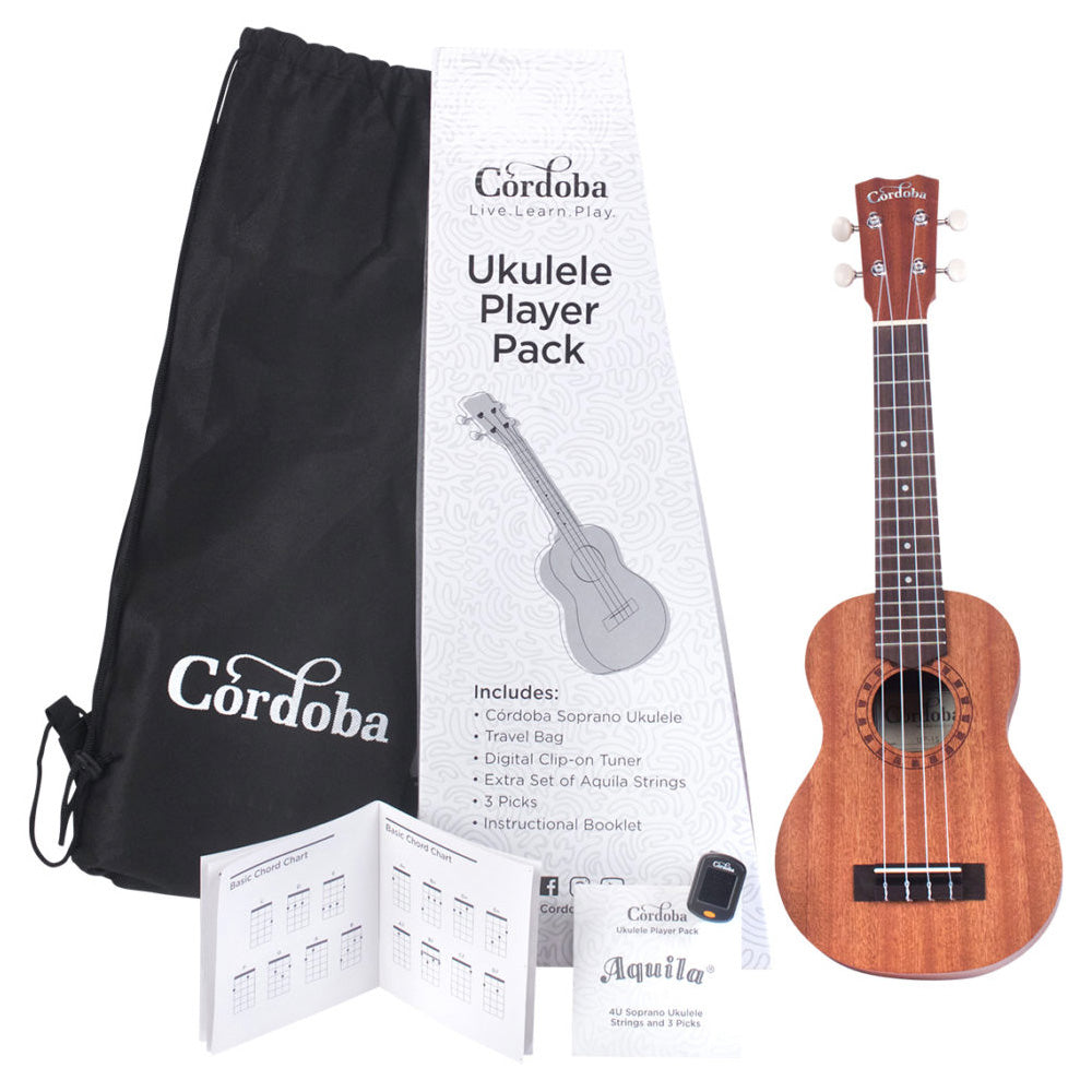Ukulele Cordoba 03906 Player Pack Soprano