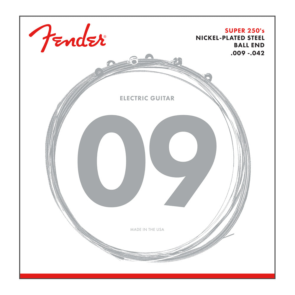 Encordadura para Guitarra Eléctrica Light .009/.042 FENDER 0730250403