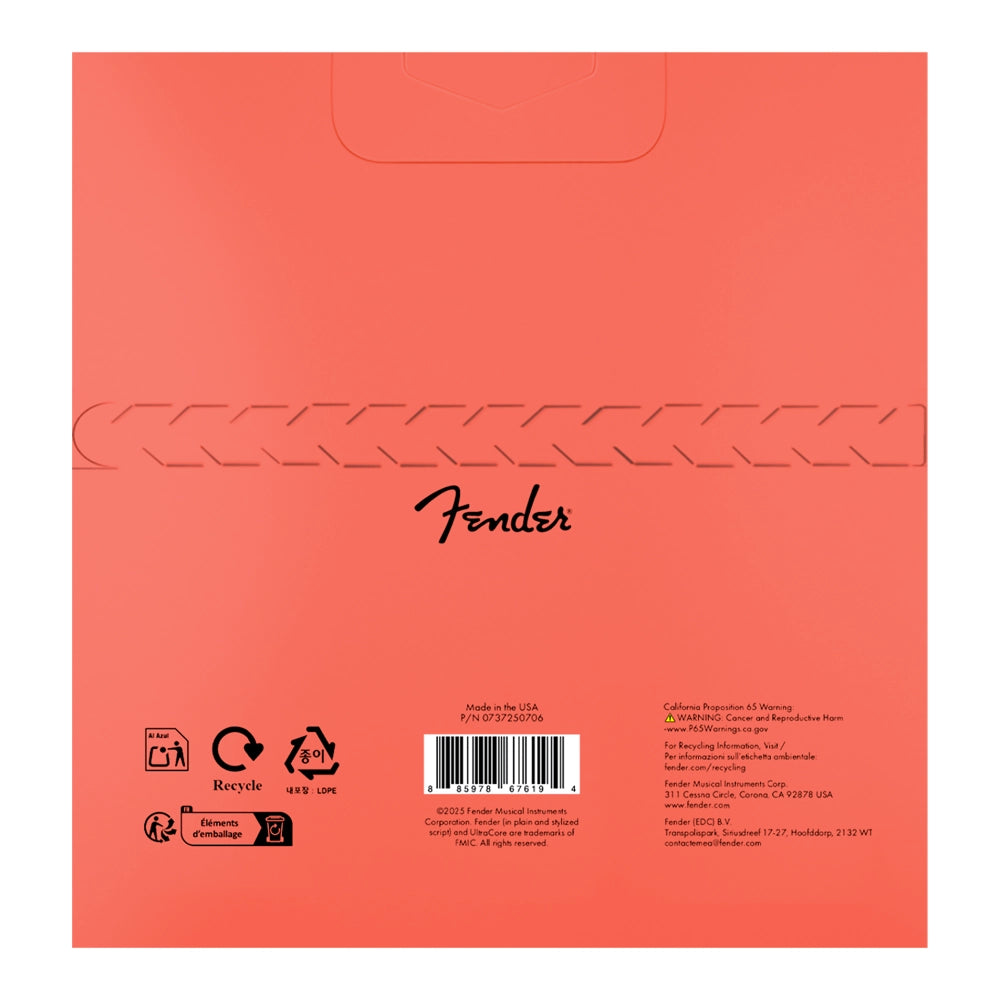 Fender 0737250706 Encordadura Bajo Eléctrico Ultracore 9250 Roundwound Acero Niquelado 45/105 Punta de Bola