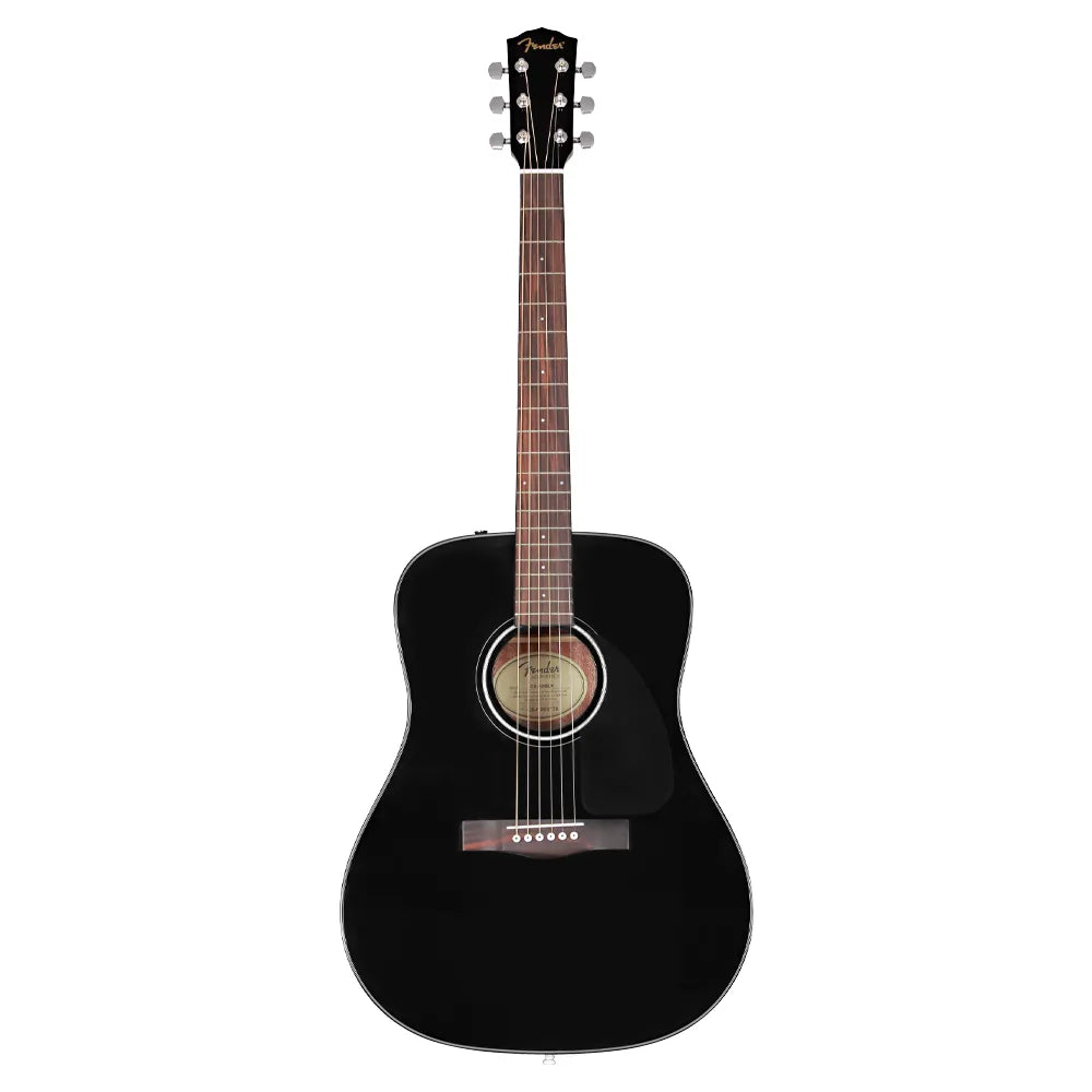 Guitarra Acústica CD-60 Dreadnought Negro con estuche FENDER 0970110206