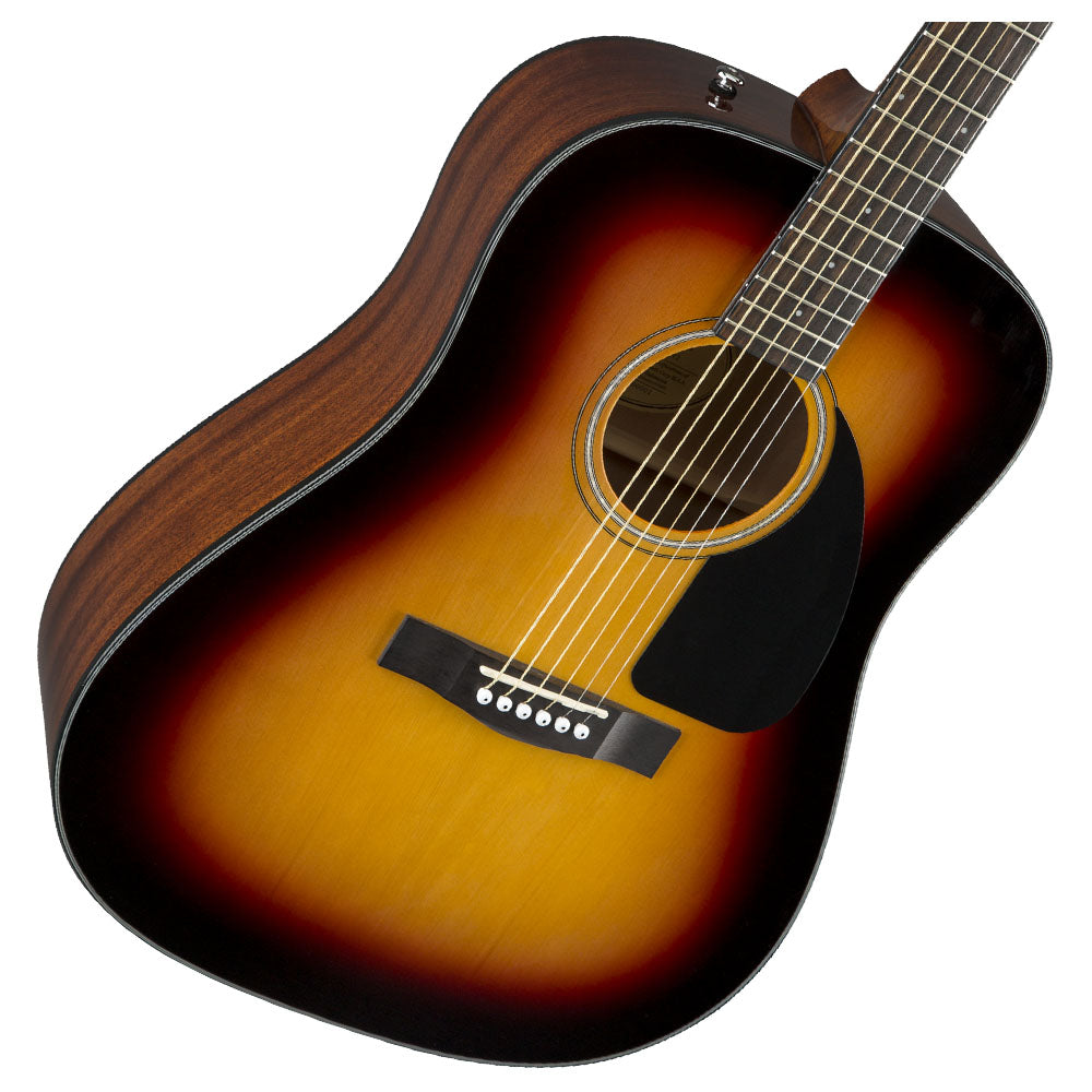 Guitarra Acústica Fender Cd-60 Dreadnought V3 con Case Sunburst 0970110232