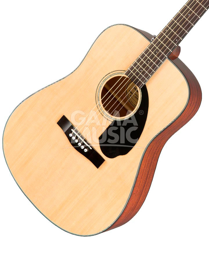 Paquete de Guitarra Acústica CD-60S (fundaPúastahalícuerdas) Natural FENDER 0970110421