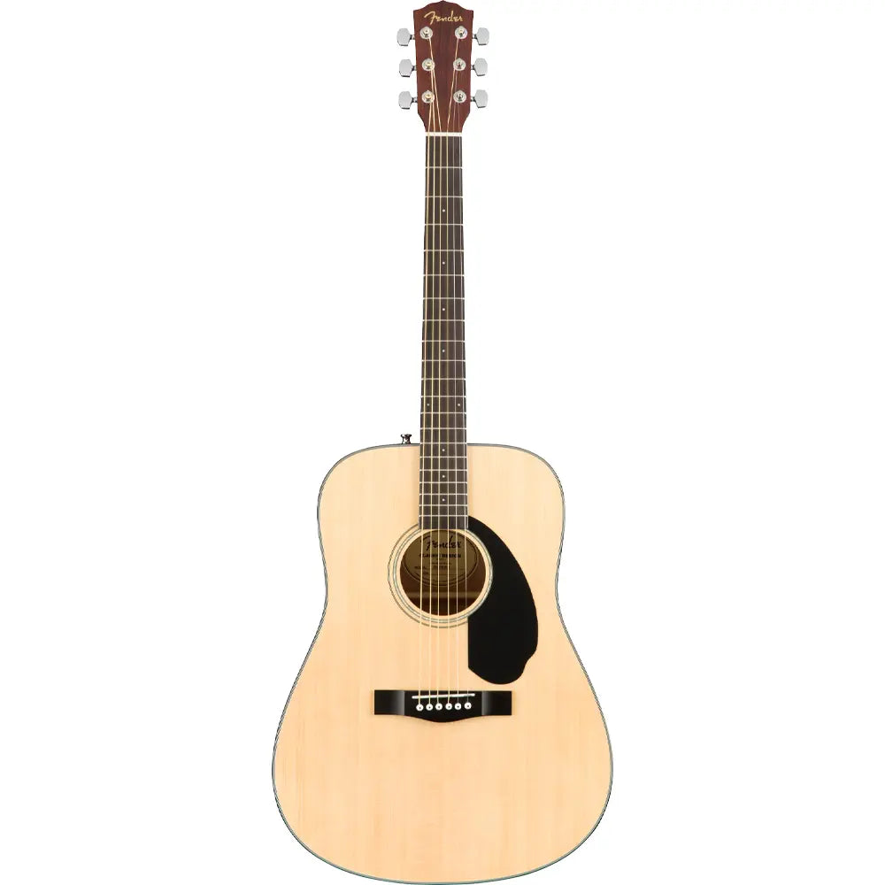 Paquete de Guitarra Acústica CD-60S (fundaPúastahalícuerdas) Natural FENDER 0970110421
