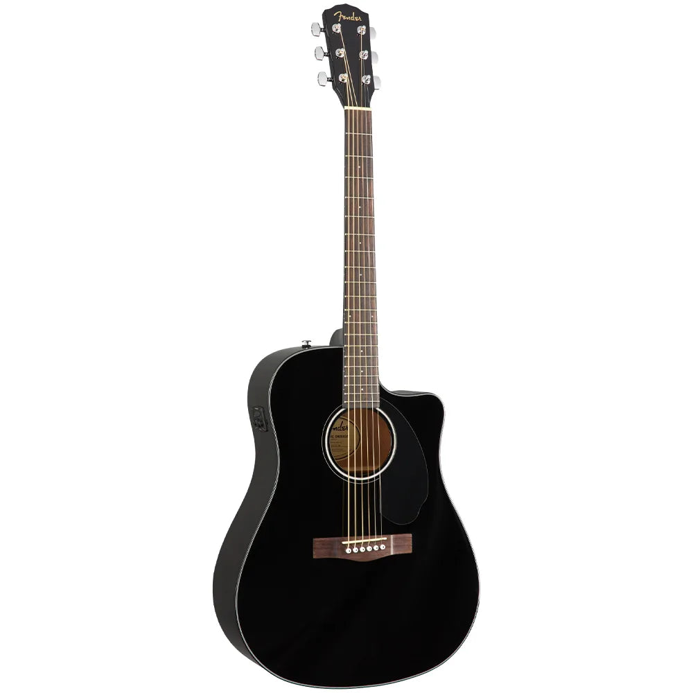 Fender 0970113006 Guitarra Electroacústica CD-60SCE Dreadnought Black