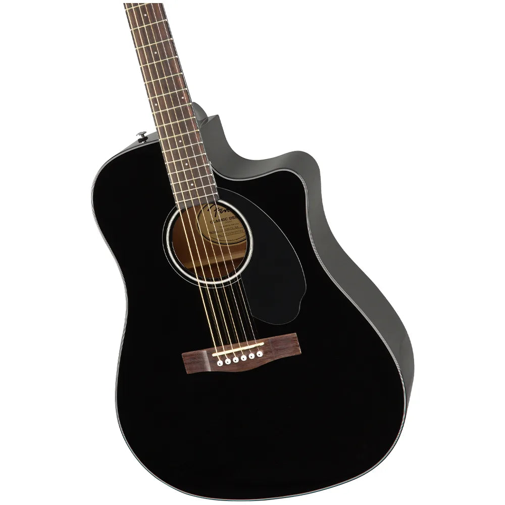 Fender 0970113006 Guitarra Electroacústica CD-60SCE Dreadnought Black