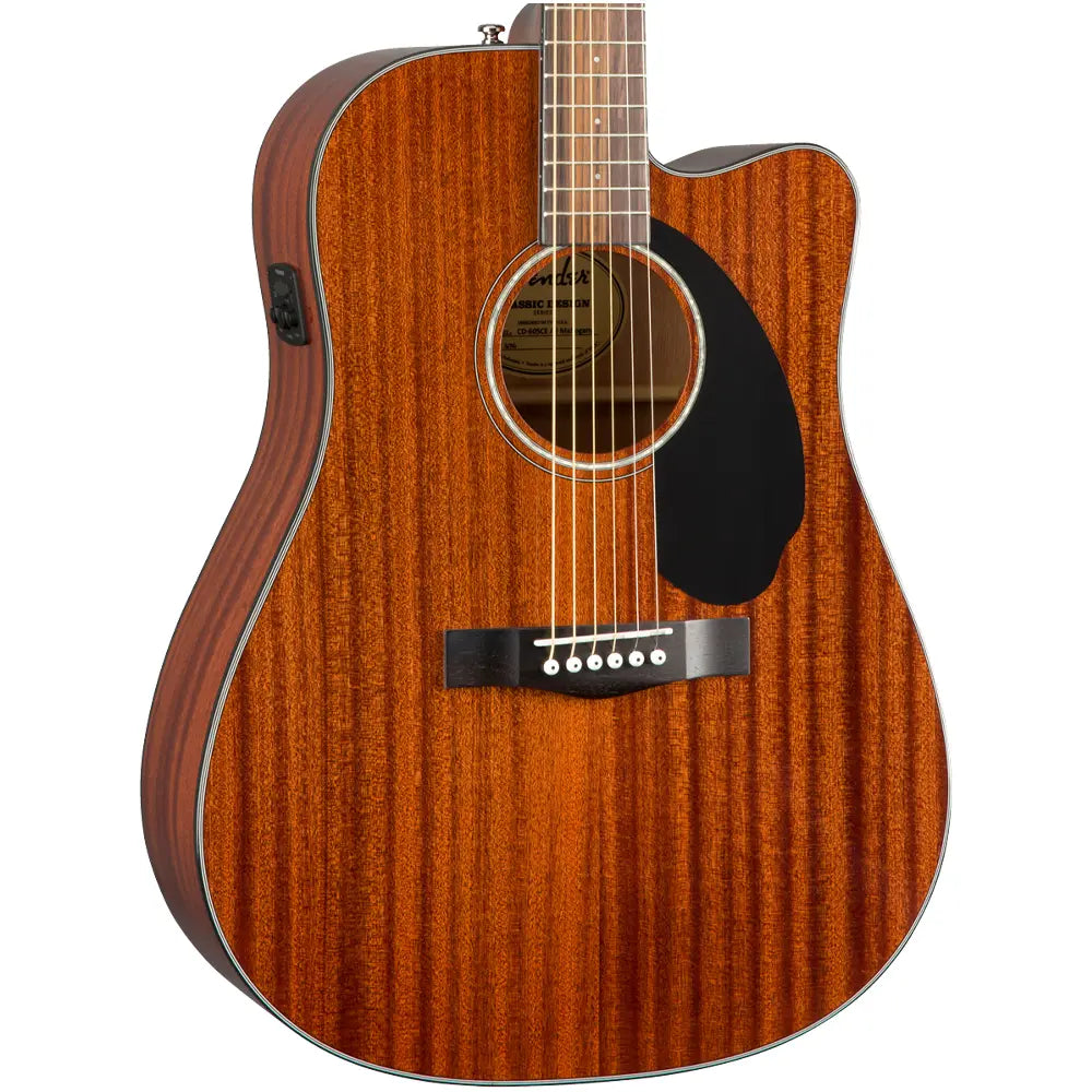 Guitarra Electroacústica Fender CD-60SCE Dreadnought All-Mahogany 0970113022