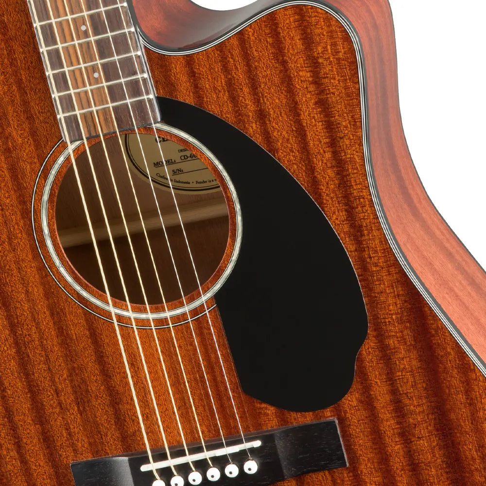 Guitarra Electroacústica Fender CD-60SCE Dreadnought All-Mahogany 0970113022