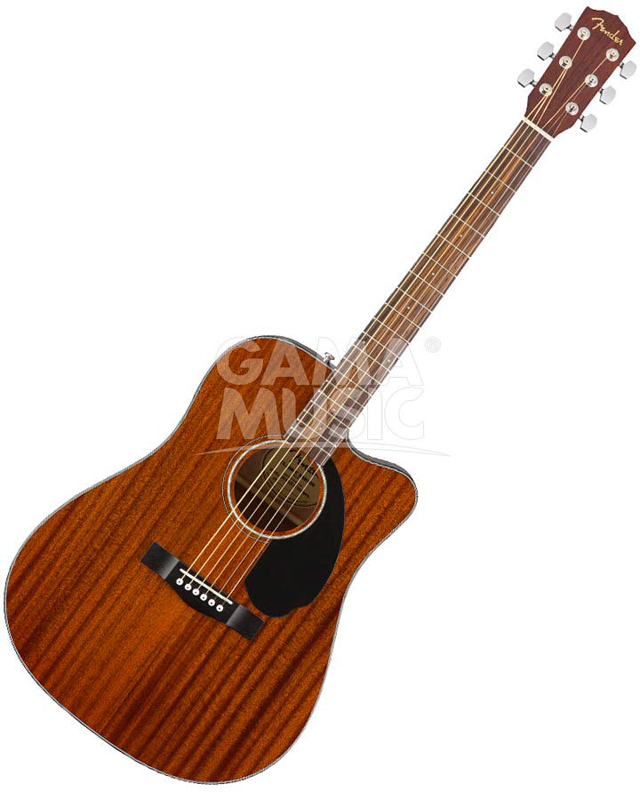 Guitarra Electroacústica Fender CD-60SCE Dreadnought All-Mahogany 0970113022