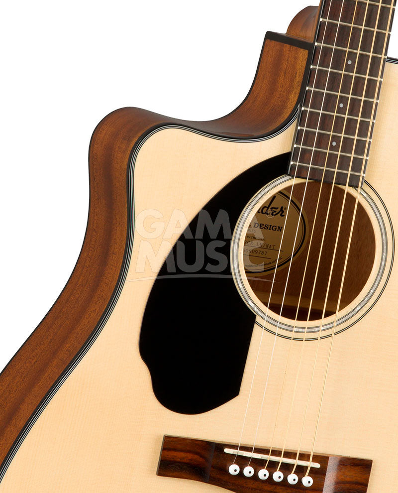 Guitarra Electroacústica ZURDA FENDER 0970118021 CD-60SCE DREAD LH NATURAL WN