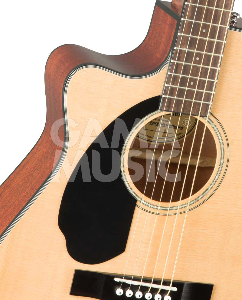Guitarra Electroacústica Fender 0970158021 CC-60SCE Concert LH Natural Zurda