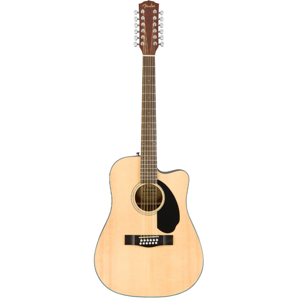 Fender 0970193021 Guitarra Electroacústica CD-60SCE Dreadnought de 12 cuerdas Natural