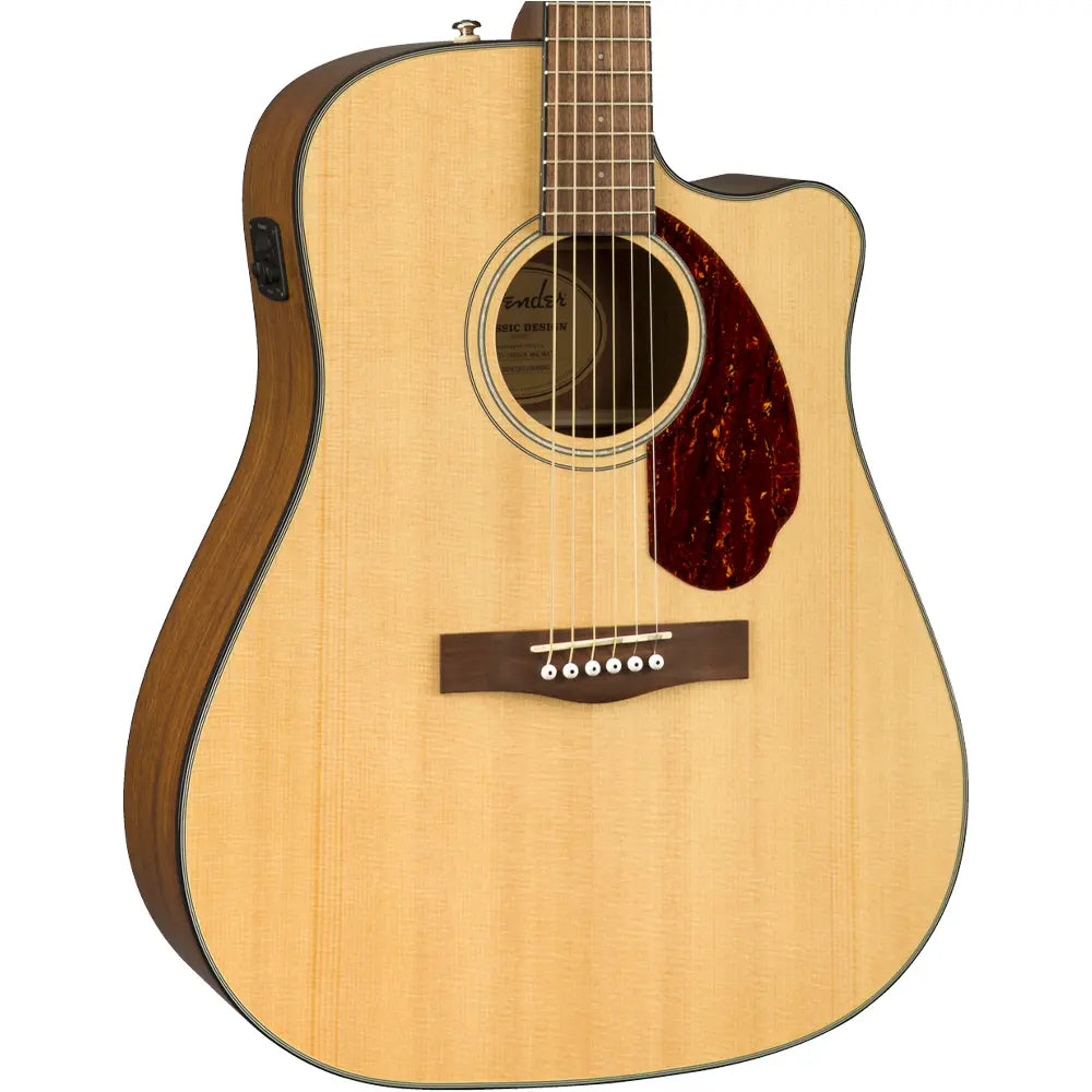 Fender 0970213321 CD-140SCE Dreadnought Guitarra Electroacústica Natural w/case