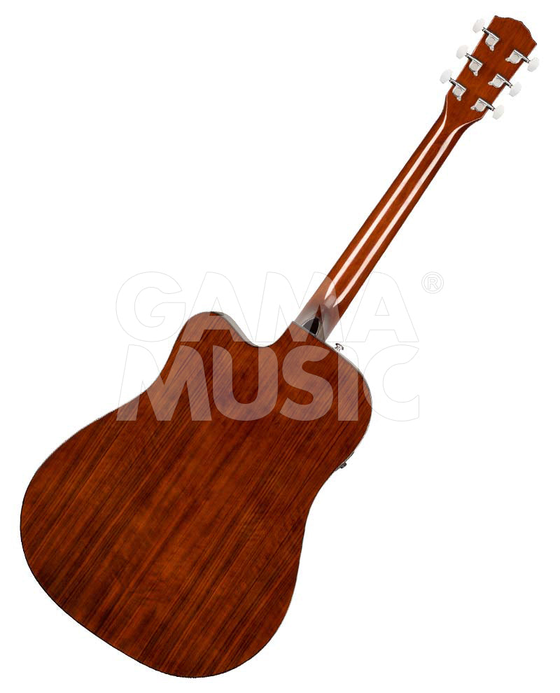 Guitarra Electroacústica Fender 0970213332 CD-140SCE Dreadnought, Walnut Fingerboard, Sunburst con estuche