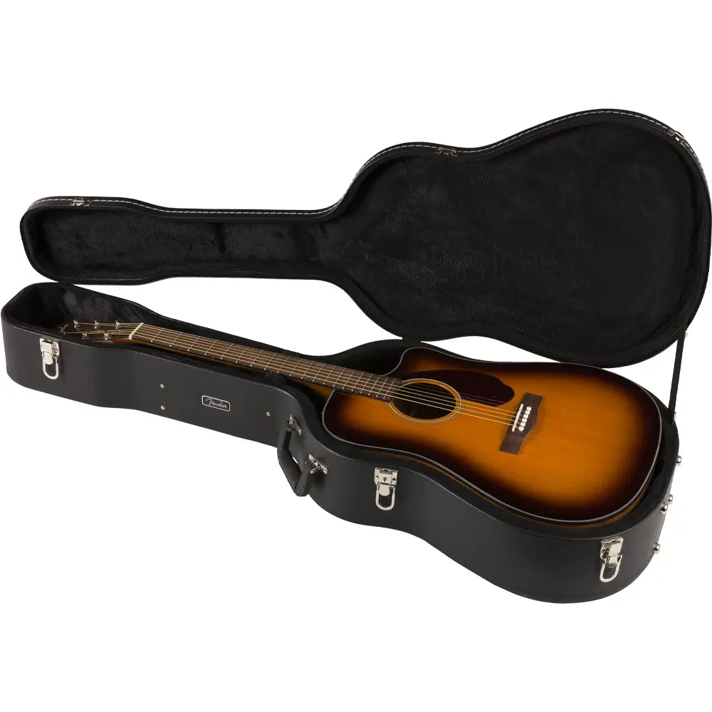 Guitarra Electroacústica Fender 0970213332 CD-140SCE Dreadnought Walnut Fingerboard Sunburst con estuche
