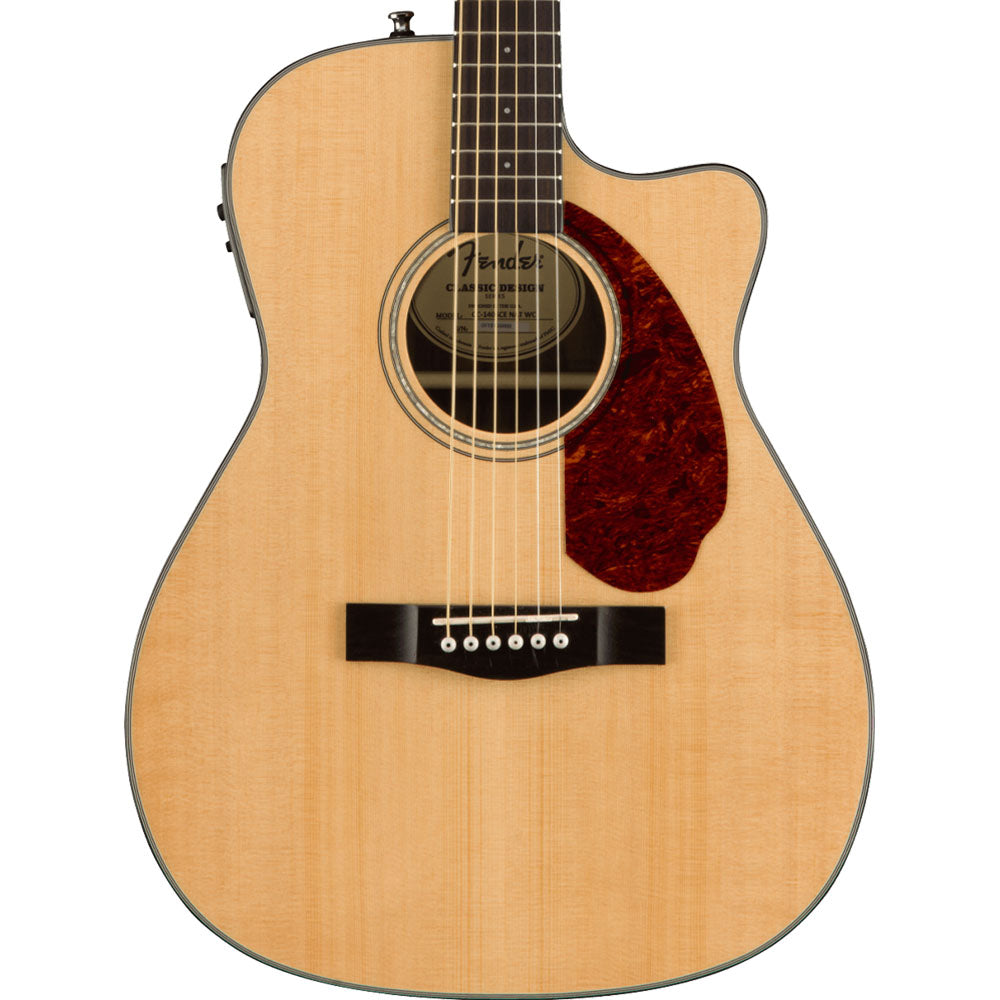 Guitarra Electroacústica CC-140SCE Concert Walnut Fingerboard Natural w/case FENDER 0970253321