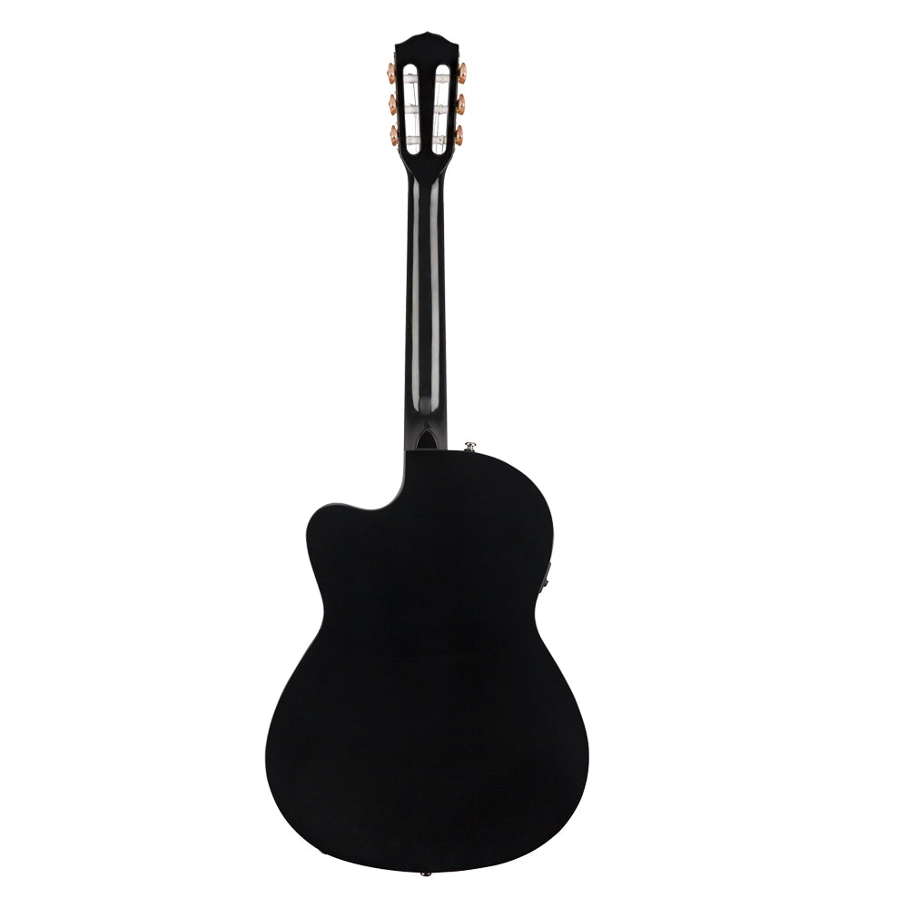Fender 0970264306 Guitarra Electroacústica CN-140SCE Nylon Thinline Black w/case