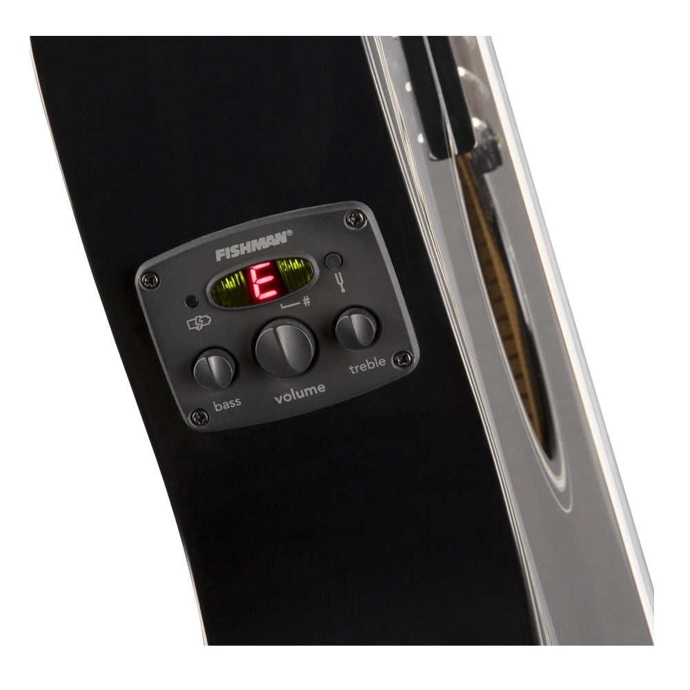 Fender 0970264306 Guitarra Electroacústica CN-140SCE Nylon Thinline Black w/case