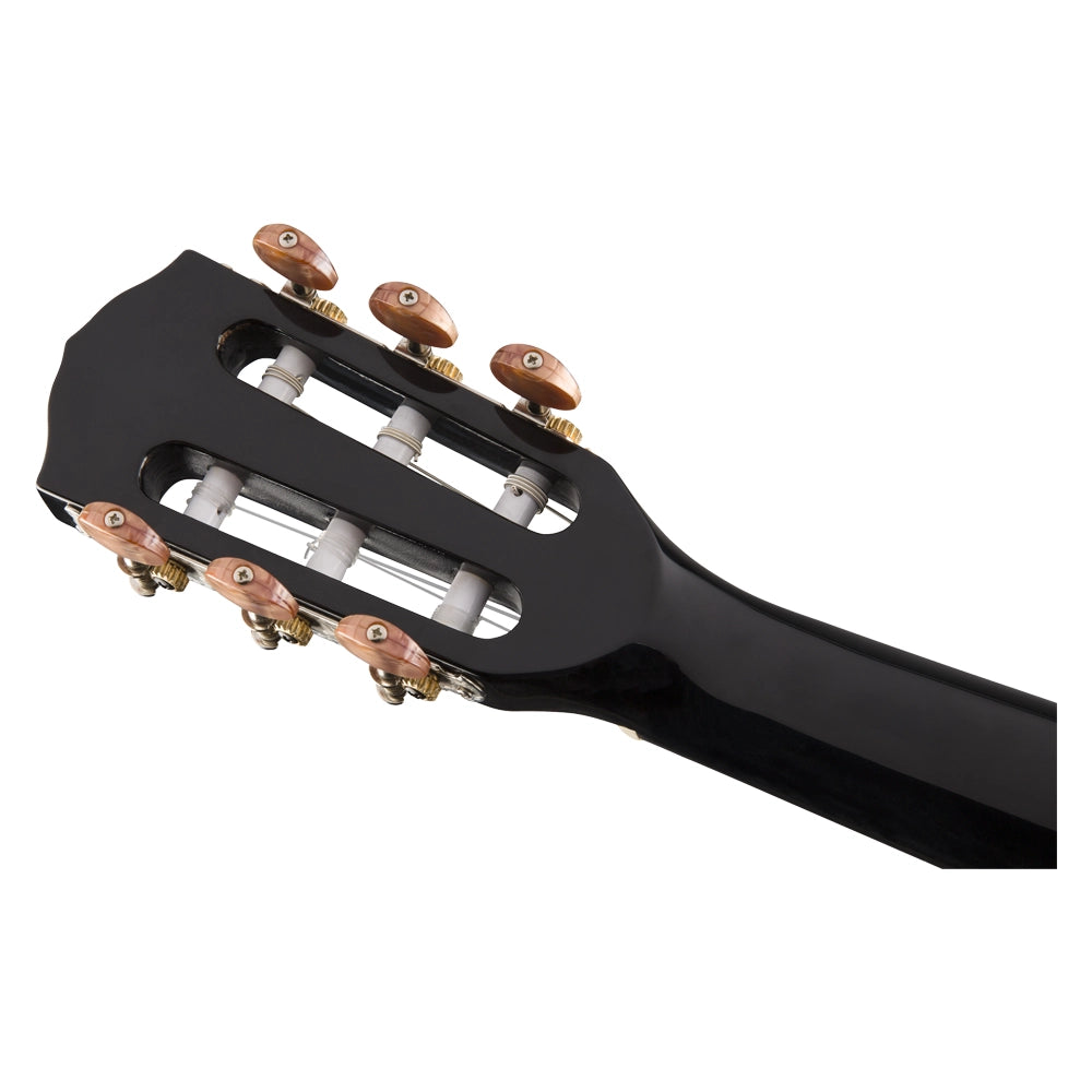 Fender 0970264306 Guitarra Electroacústica CN-140SCE Nylon Thinline Black w/case
