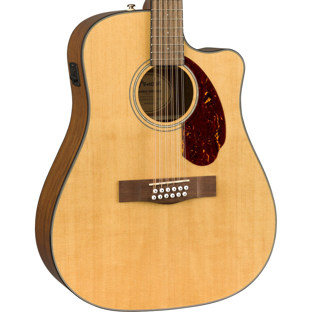 Guitarra Electroacústica Fender 0970293321 CD-140SCE 12-String Natural w/Case
