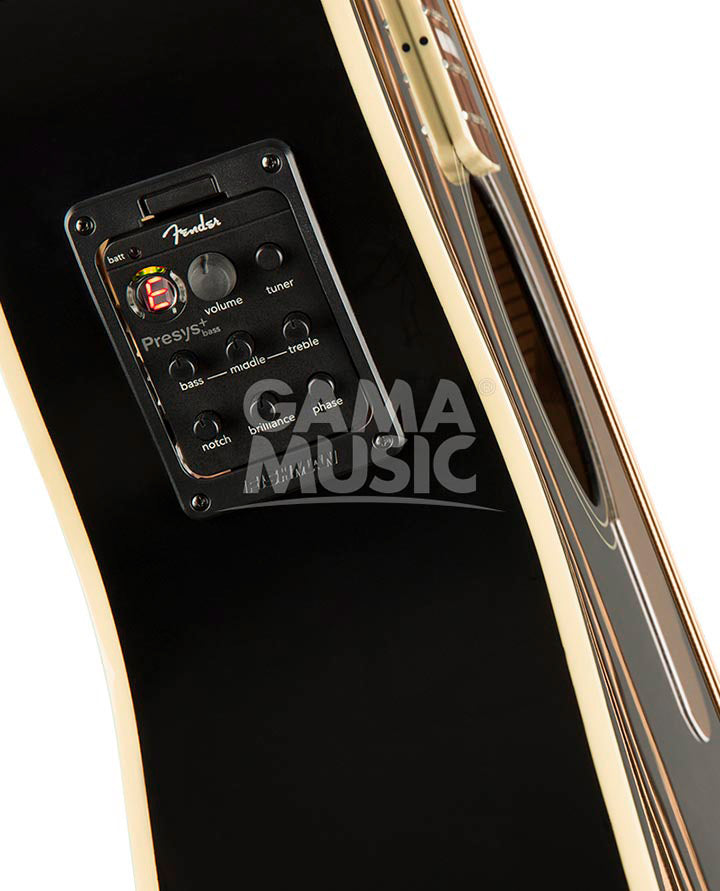 Bajo Electroacústico California Series Kingman Bass Black FENDER 0970743106
