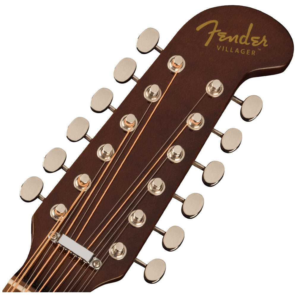 Fender Villager 12 String Aged Natural Guitarra Electroacústica 0970792134